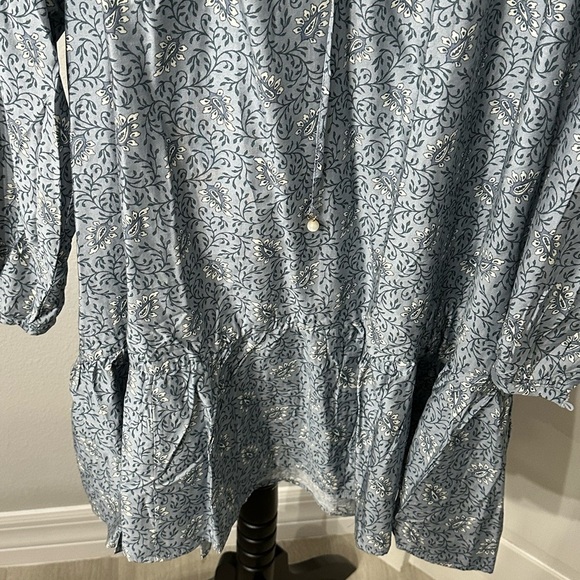 H&M Blue Relaxed Midi Dress - Picture 2 of 6